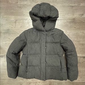 Uniqlo wool down puffer jacket